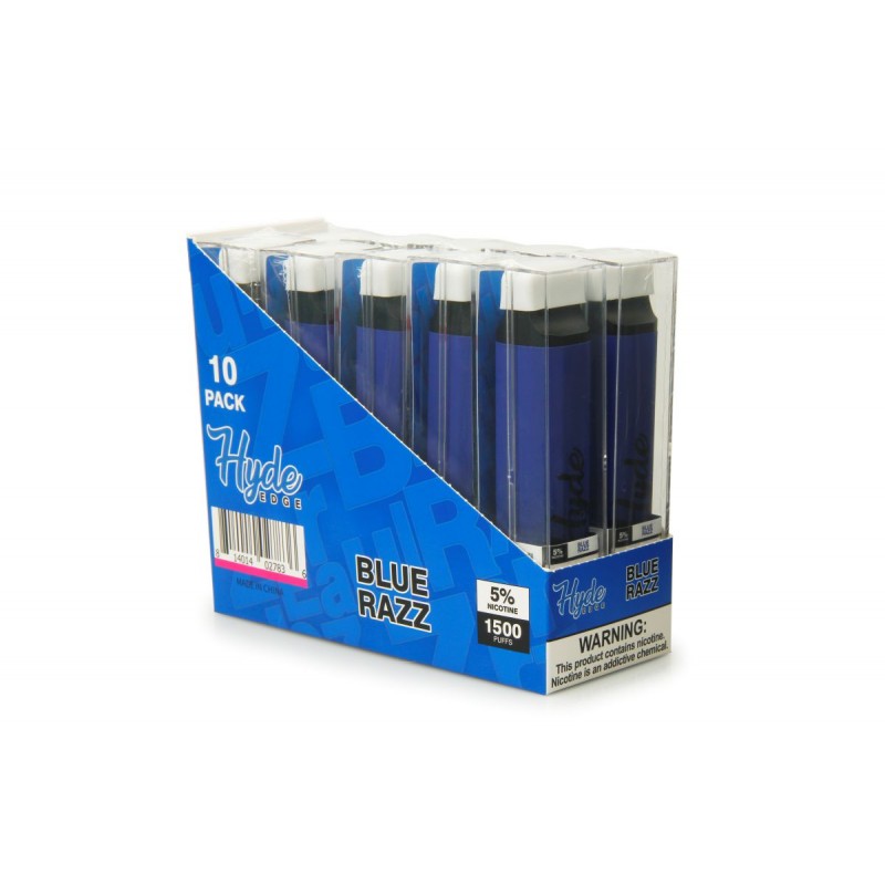 Hyde Edge Singles 50mg 1500 Puffs (10 Count Bulk Box) (Master Case of